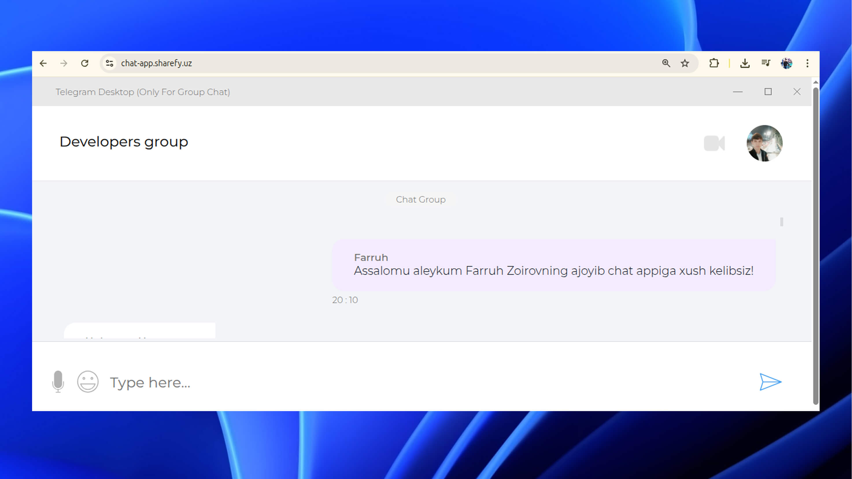 Real-time Chat Application